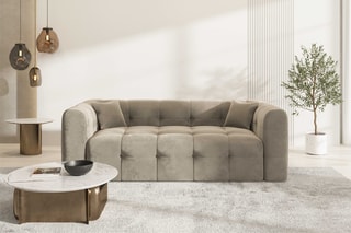 Canapé droit Baloo Beige foncé