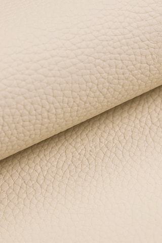 Canapé d'angle droit Labucca - Beige - 5 places - En cuir véritable