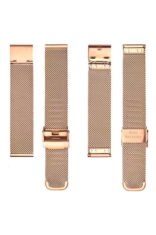 Reloj de cuarzo de acero y diamante Patricia