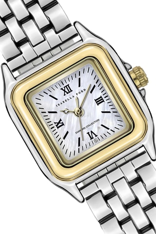 Cofanetto orologio al quarzo e bracciale in acciaio Vivienne - Argentato e dorato