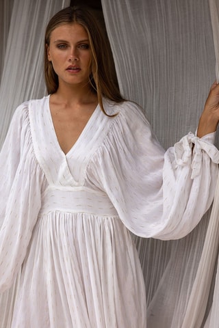 Robe longue Angie - Blanc