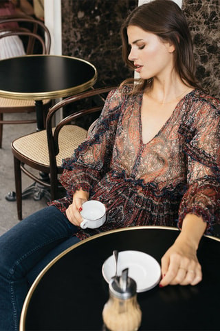 Blouse Johnny - Marron