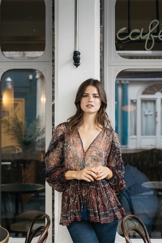 Blouse Johnny - Marron