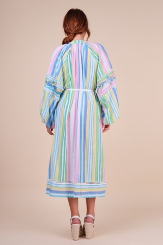 Robe midi - Multicolore