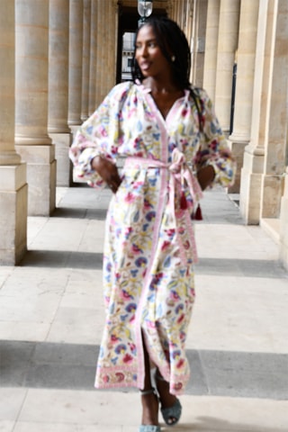 Robe longue Colombian Dreams - Multicolore