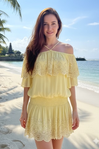 Robe Colombian Dreams - Jaune