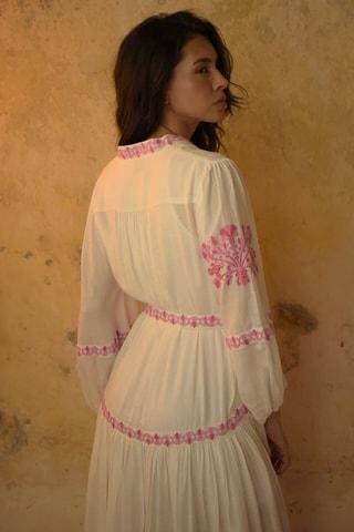 Robe longue Colombian Dreams - Rose