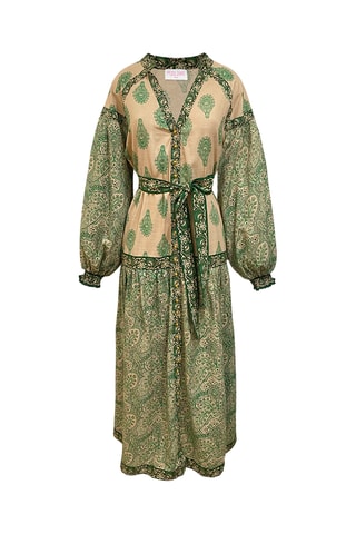 Robe longue Parisian Chic - Vert