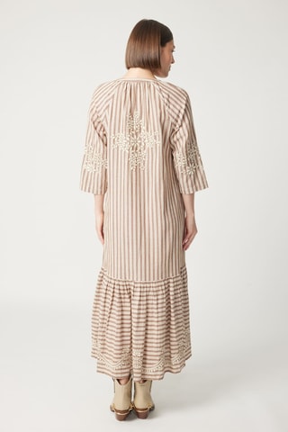 Robe longue Parisian Chic - Beige