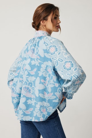Blouse Parisian Chic - Bleu