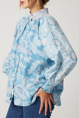 Blouse Parisian Chic - Bleu