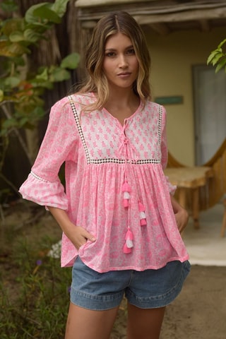 Blouse Colombian Dreams - Rose