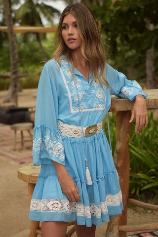 Robe Colombian Dreams - Bleu