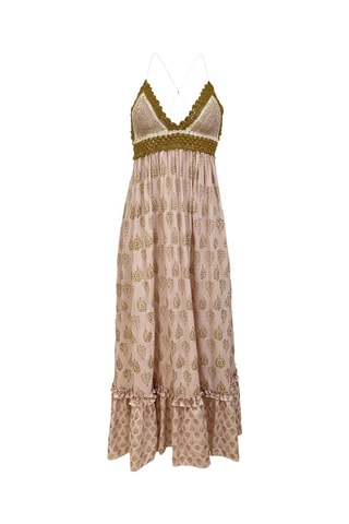 Robe longue Colombian Dreams - Rose