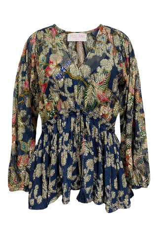 Blouse Parisian Chic - Bleu marine