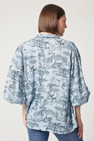 Blouse Parisian Chic - Bleu