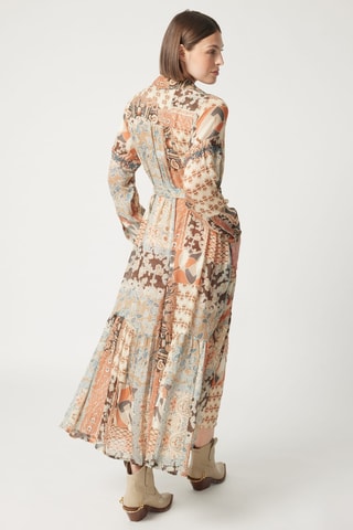 Robe longue Parisian Chic - Beige