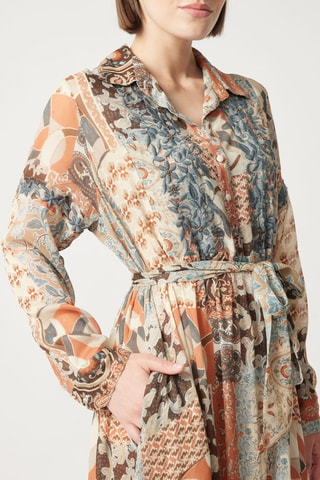 Robe longue Parisian Chic - Beige
