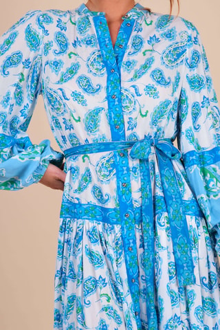 Robe longue Colombian Dreams - Bleu