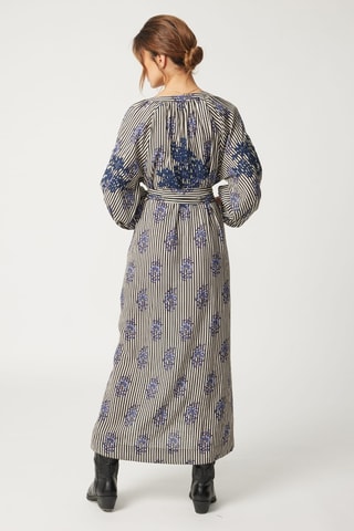 Robe longue Parisian Chic - Bleu