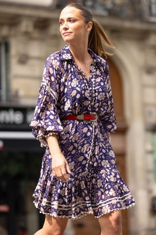 Robe Parisian Chic - Bleu marine