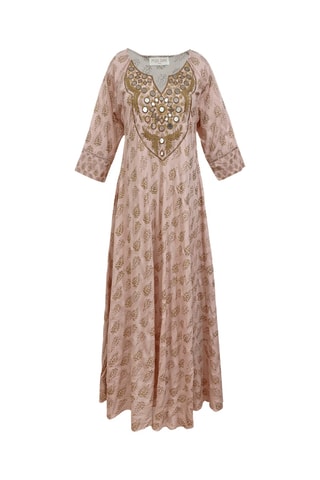 Robe longue Colombian Dreams - Rose