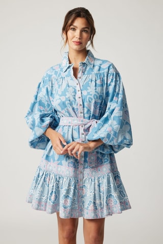 Robe Parisian Chic - Bleu