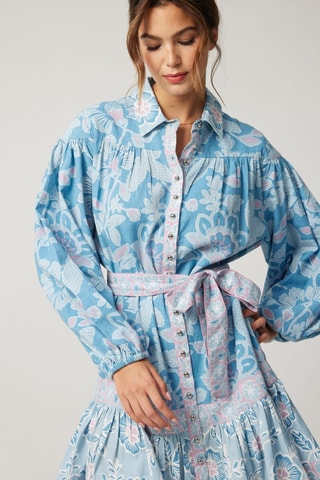 Robe Parisian Chic - Bleu
