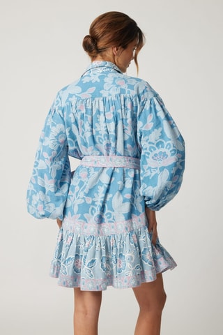 Robe Parisian Chic - Bleu