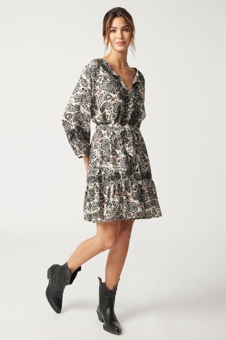 Robe Parisian Chic - Blanc et noir