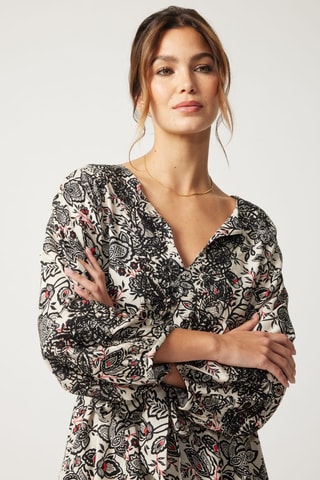 Robe Parisian Chic - Blanc et noir