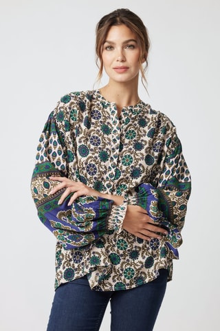 Blouse Parisian Chic - Bleu