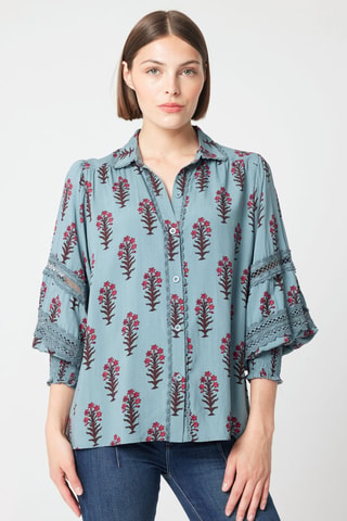 Blouse Parisian Chic - Bleu