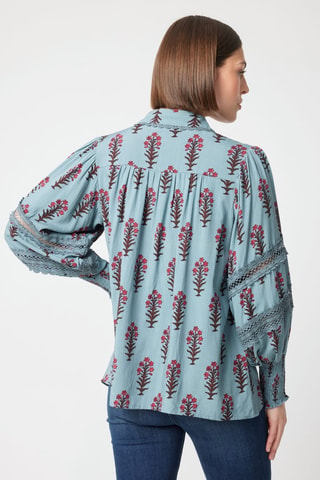 Blouse Parisian Chic - Bleu