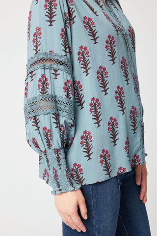 Blouse Parisian Chic - Bleu