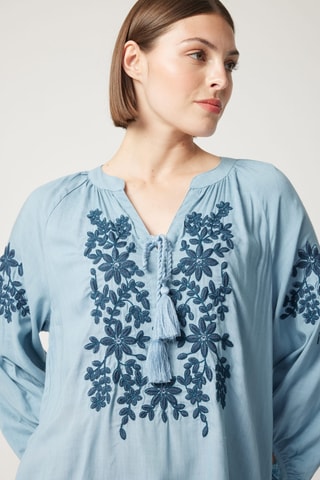 Blouse Parisian Chic - Bleu