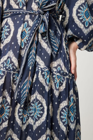Robe longue Parisian Chic - Bleu marine