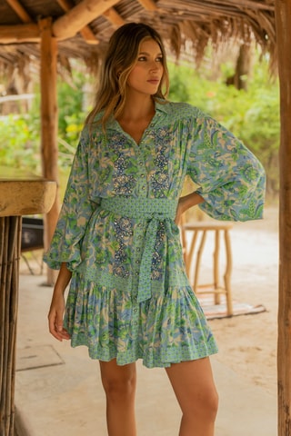 Robe Colombian Dreams - Bleu