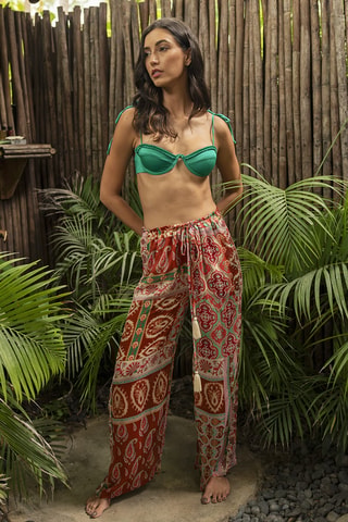 Pantalon loose Colombian Dreams - Multicolore