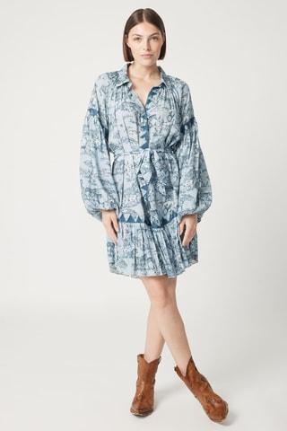 Robe Parisian Chic - Bleu