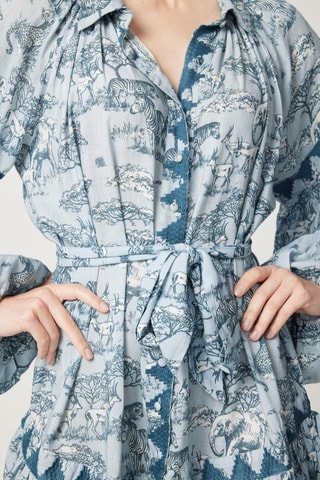 Robe Parisian Chic - Bleu