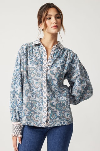 Blouse Parisian Chic - Bleu