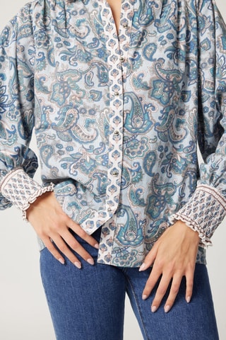 Blouse Parisian Chic - Bleu