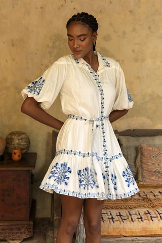 Robe Colombian Dreams - Bleu