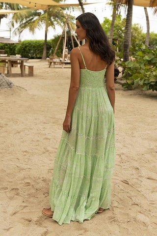 Robe longue Colombian Dreams - Vert
