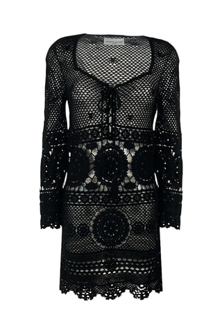 Robe en crochet Colombian Dreams - Noir