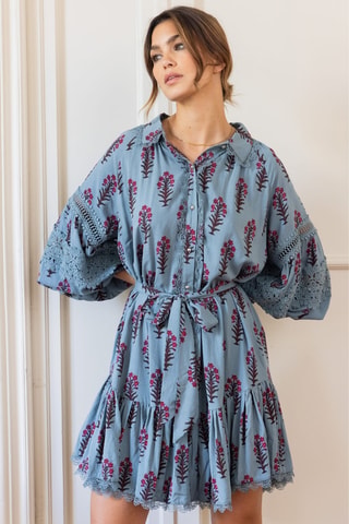 Robe Parisian Chic - Bleu