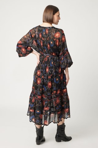 Robe longue Parisian Chic - Multicolore
