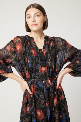 Robe longue Parisian Chic - Multicolore