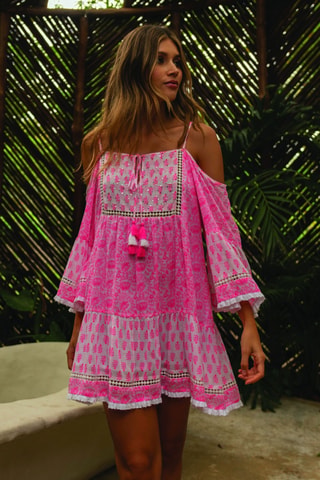 Robe Colombian Dreams - Rose
